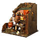 Neapolitan nativity scene moving setting with cheeses 24 cm s3