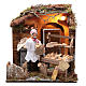 Neapolitan nativity scene baker statue with movement 24 cm s1
