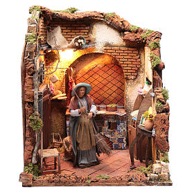 Casalinga movimento 24 cm presepe napoletano