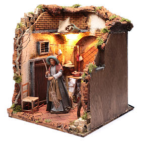 Casalinga movimento 24 cm presepe napoletano
