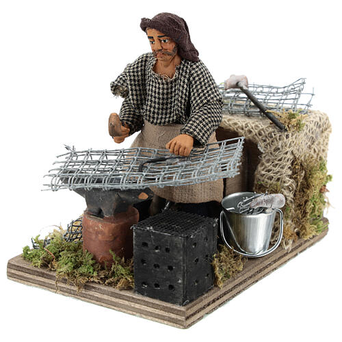 Kowal ruchoma figurka, 10 cm, szopka neapolitańska 3