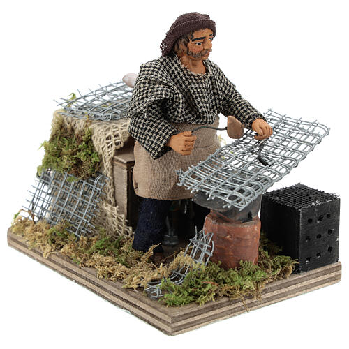 Kowal ruchoma figurka, 10 cm, szopka neapolitańska 4