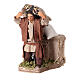 Moving shepherd with bags of seeds for Neapolitan Nativity Scene 10 cm s2