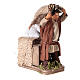 Moving shepherd with bags of seeds for Neapolitan Nativity Scene 10 cm s3
