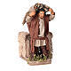 Moving shepherd with bags of seeds for Neapolitan Nativity Scene 10 cm s4