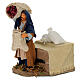 Moving shepherd with bags of seeds for Neapolitan Nativity Scene 10 cm s2