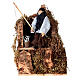 Animated Fisherman on Cliff for 12 cm nativity scene s1