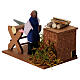 Taglialegna movimento per presepe 12 cm s4