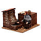 Animated roasted chestnut Seller for nativity 12 cm s2