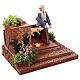 Man at the rotisserie moving for nativity 12 cm s3