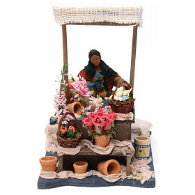 Neapolitanische Krippe: Blumenladen 12cm bewegliche Krippenfigur Neapolitanische Krippe: Blumenladen 12cm bewegliche Krippenfigur