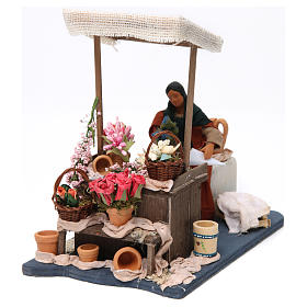Neapolitanische Krippe: Blumenladen 12cm bewegliche Krippenfigur Neapolitanische Krippe: Blumenladen 12cm bewegliche Krippenfigur