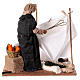 Moving woman beating the laundry for Neapolitan Nativity Scene 24 cm s5