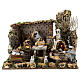 Moving Setting 4 Bread Makers with Lighted Oven 30x45x30 cm Nativity Scenery s1