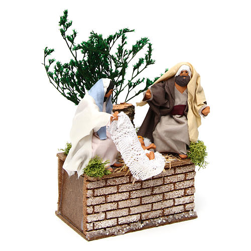 Moving Nativity Scene for nativity of 12 cm 3