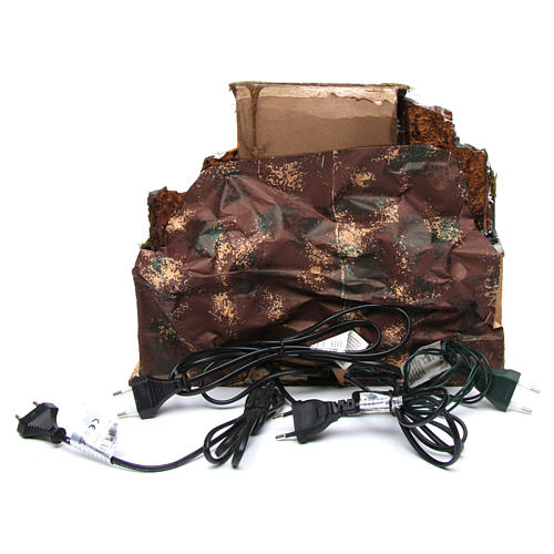 Moving drinking man 8 cm for Nativity Scene 4