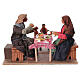 Moving Family Eating Dinner with Child 24 cm Neapolitan nativity s1