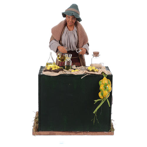 Moving lemonade seller 30 cm for Neapolitan Nativity Scene 1