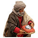 STOCK Tres Reyes Magos en movimiento belén napolitano 24 cm s2
