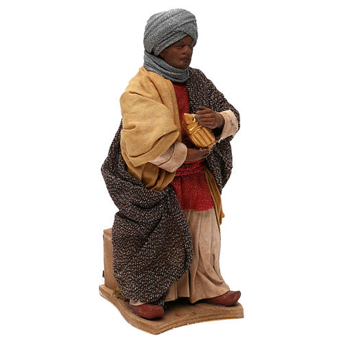 STOCK Rois Mages en mouvement crèche napolitaine 24 cm 7