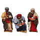 ESTOQUE Três Reis Magos em movimento presépio napolitano 24 cm s1