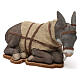 STOCK Terracotta animated donkey, Neapolitan Nativity scene, 24 cm s2