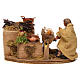 STOCK Madonna seduta Bambino in movimento presepe napoletano 10 cm s1