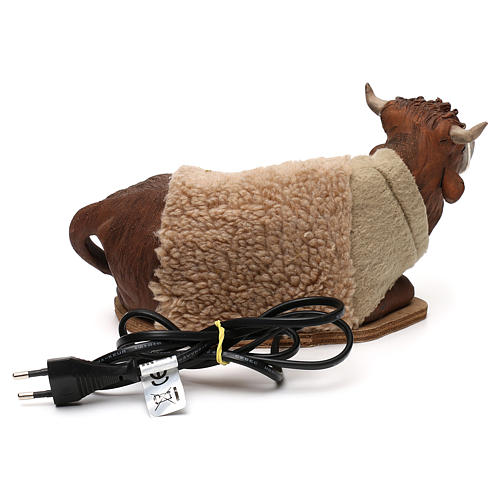 STOCK Boeuf allongé en mouvement crèche napolitaine 24 cm 4