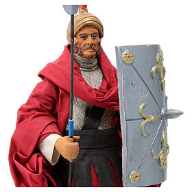 Soldier with motion for Neapolitan Nativity Scene with 24 cm characters