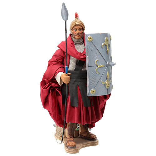 Soldier with motion for Neapolitan Nativity Scene with 24 cm characters 1