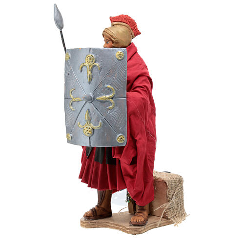 Soldier with motion for Neapolitan Nativity Scene with 24 cm characters 5