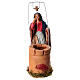 Woman at the well, 30 cm moving Neapolitan nativity s1