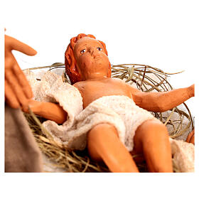 Natività classica 30 cm Presepe Napoletano movimento