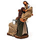 Animated Man with woman in arms,12 cm Neapolitan nativity s1