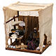 Tailor with curtain, 12 cm moving Neapolitan nativity s3