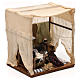 Tailor with curtain, 12 cm moving Neapolitan nativity s4