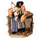 Wayfarer with vases, 10 cm moving Neapolitan nativity s1