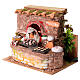 Ambientazione pasticceria forno personaggio movimento luci presepi 12 cm s2