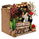 Miniature flower shop setting with movement, 12 cm nativity s3