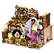 Animated farmer woman with hens and chicks with, 12 cm nativity scene s2
