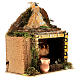 Rotisserie setting with movement and flame effect 20x15x10 cm for Nativity scenes of 10 cm s3
