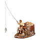Fisher with removable rod and movement, Fontanini 10 cm nativity s2