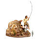 Fisher with removable rod and movement, Fontanini 10 cm nativity s3