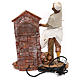Baker with movement and brick oven, Fontanini 30 cm nativity s4