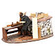 Carpenter Oliver with movement axis wood and tools, for 10 cm nativity s2