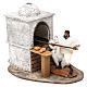 Baker Oliver with movement and oven, for 10 cm nativity s2