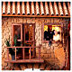 Dom z kobietą otwierającą okno, 45x50x30 cm, figury do szopki 12 cm s6