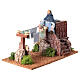 Donna che stende panni presepe 12 cm movimento presepe s2