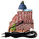 Donna che stende panni presepe 12 cm movimento presepe s4
