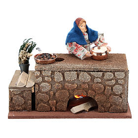 Moving cook, for 12 cm nativity